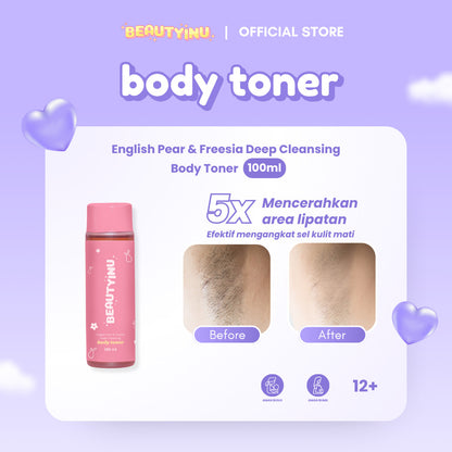 English Pear & Freesia Deep Cleansing Body Toner 100ml