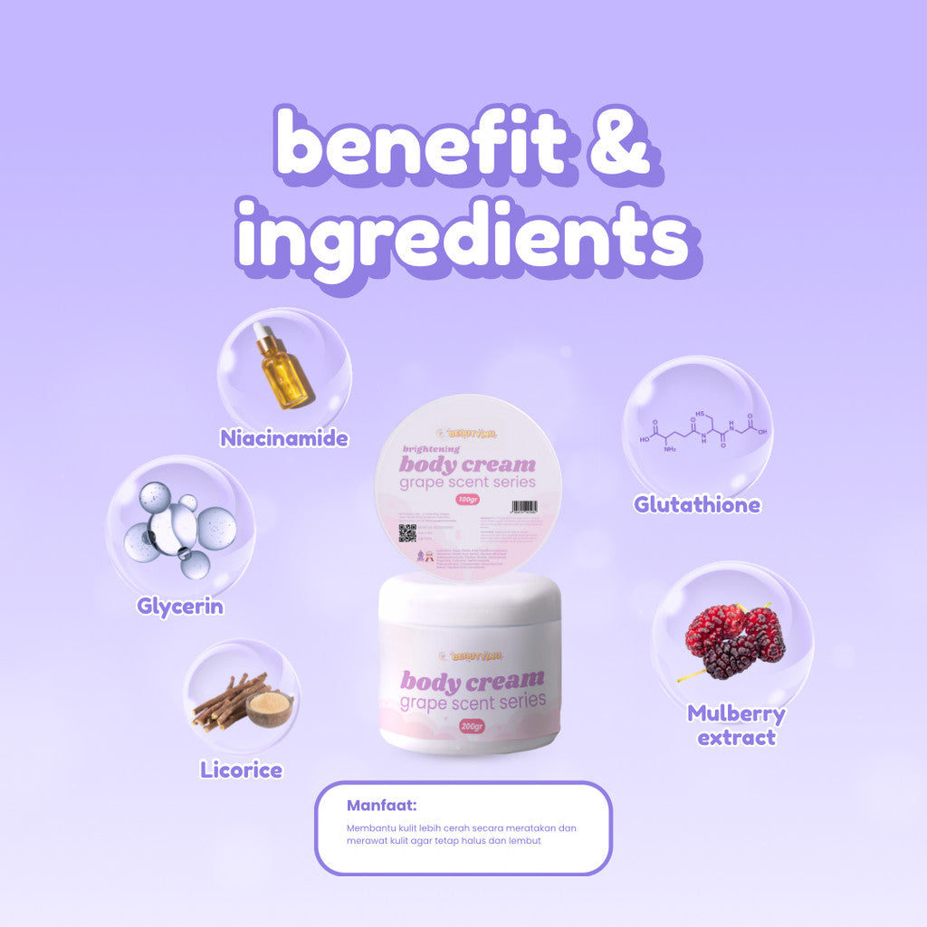 Brightening Body Cream Grape
