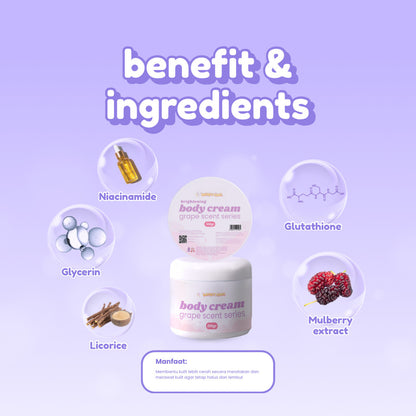 Brightening Body Cream Grape