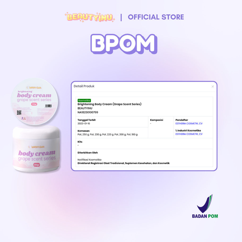 Brightening Body Cream Grape