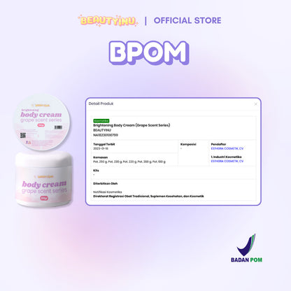 Brightening Body Cream Grape