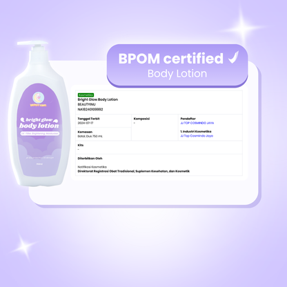 Bright Glow Body Lotion UV Filter 750ml